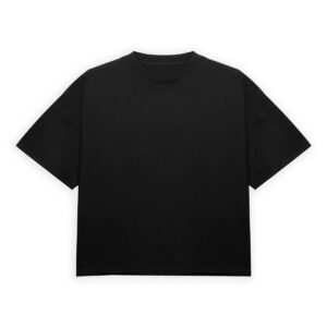 Signature Boxy Fit T-Shirt- Black